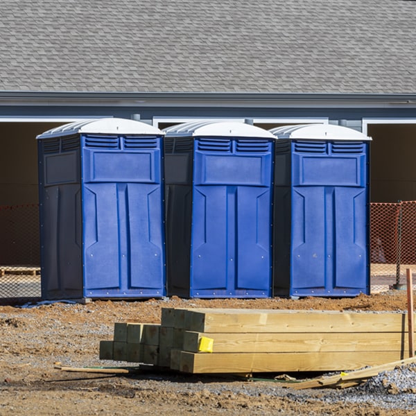 how often are the portable toilets cleaned and serviced during a rental period in Poestenkill